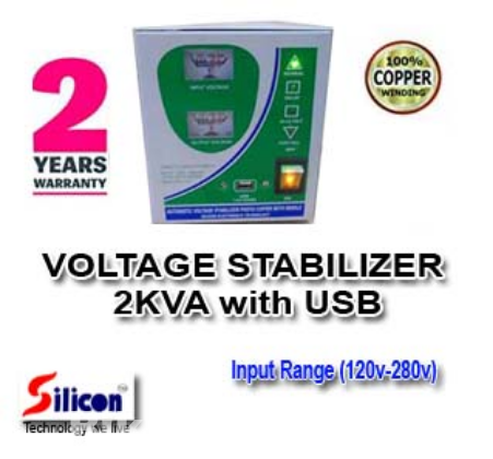 VOLTAGE STABILIZER 2KVA(120V-280V)